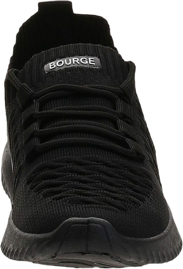 ⁦Bourge Women's Micam-504 Black Sports Shoes - 3(Micam-504-03)⁩ - الصورة ⁦2⁩