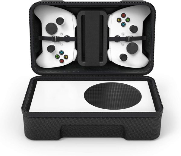 ⁦SHBC Hard Carrying Case Compatible with Xbox Series S Game Console Travel Storage Bag for Wireless Controllers and Cables⁩ - الصورة ⁦2⁩
