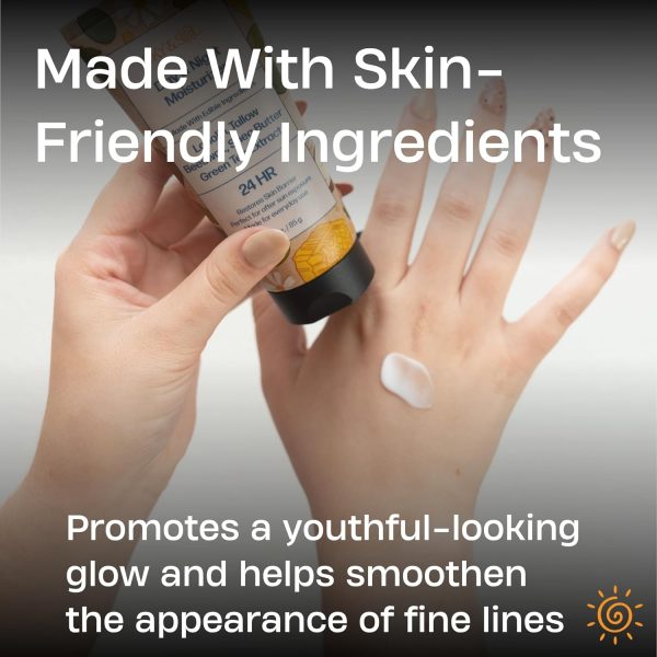 ⁦Sky and Sol & Moisturizer for All Skin Types Grass Fed Beef Tallow for Day & Night Skin Care All-Natural Ingredients Moisturizer Perfect for After-Sun Exposure – 3 oz⁩ - الصورة ⁦4⁩