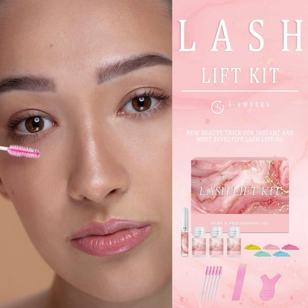 ⁦Azonee Lash Lift Kit, Eyelash Perm Kit, Professional Premium Lash Lifting Kit with Whole Tools, Lash Curling Eyelash Extension Set, Semi-Permanent Curling Perming Wave Suitable for Salon at Home⁩ - الصورة ⁦2⁩