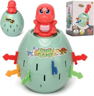 MAKINGTEC Pop Up Kids Game, Dinosaur Action Board Game Family Fun Activity Preschool Children's Game Classic Board Game Toddler Action Game or 3 4 5 6 7 8 9 10 11 Year Old Boys Girls Children Toddlers