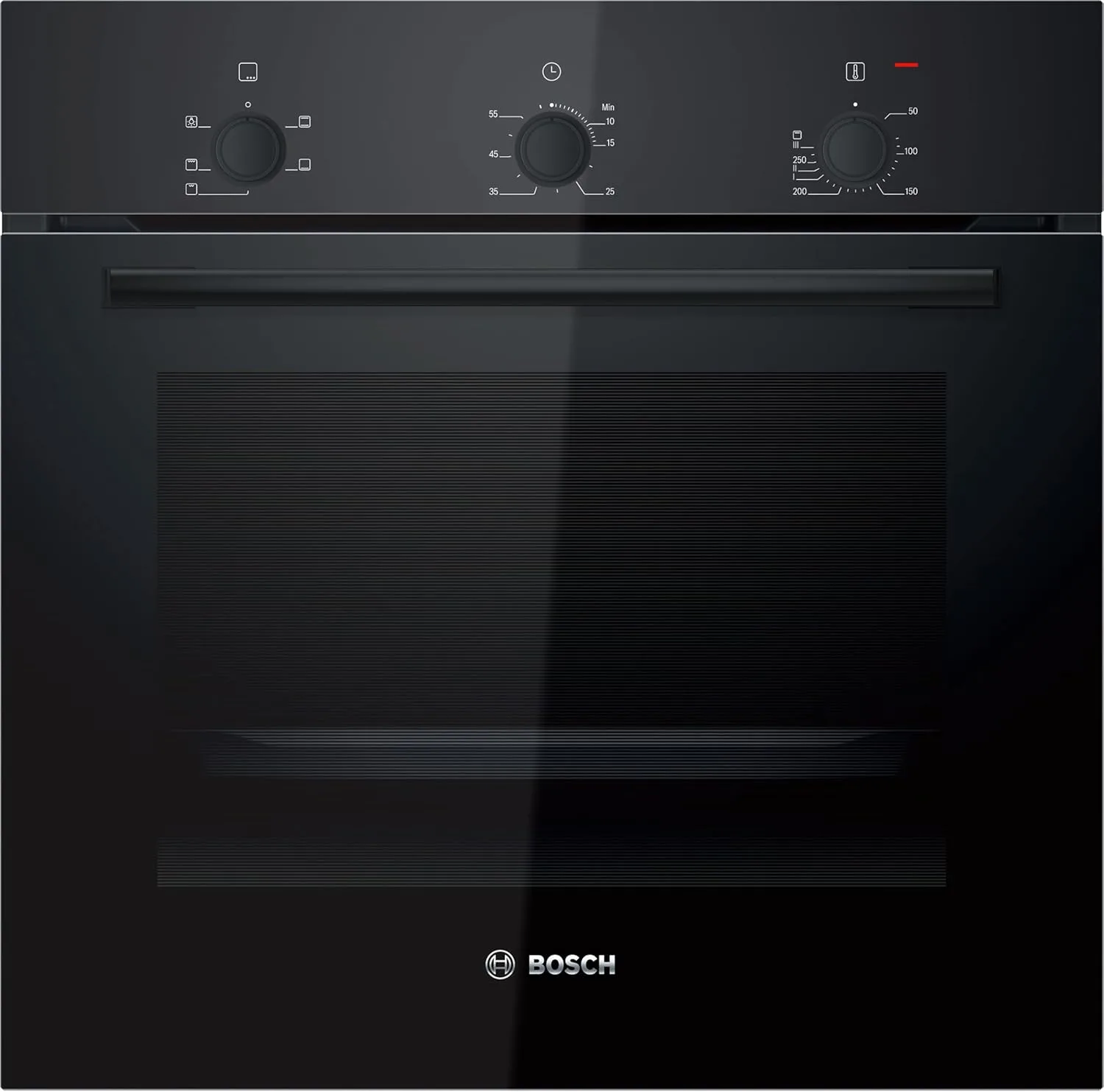 فرن مدمج سيريز 2 مقاس 60 × 60 سم من بوش، أسود، HBF011BA1M