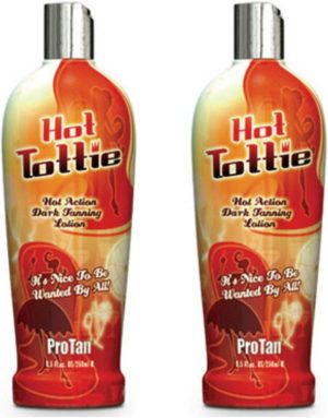 2 X Pro Tan Hot Tottie Tanning Lotion 250ml Sunbed Tan