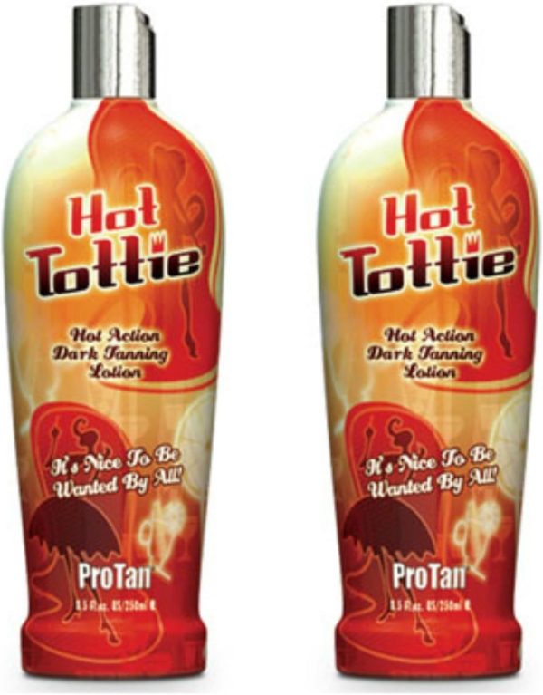 2 X Pro Tan Hot Tottie Tanning Lotion 250ml Sunbed Tan