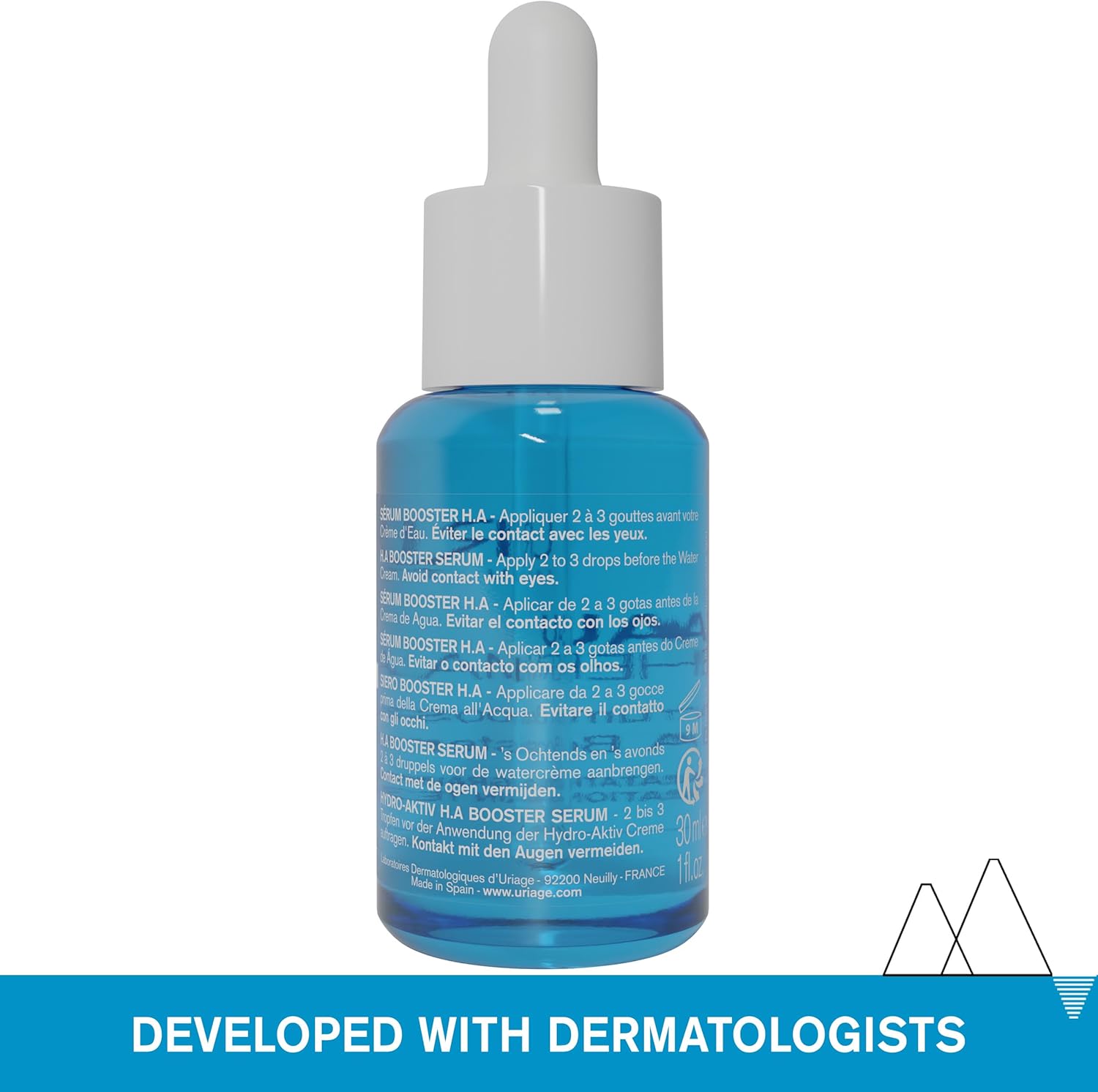 Uriage - Eau Thermale - H.A Booster Serum - 1.5% Pure & Natural Hyaluronic Acid - Hydrates, Plumps, Smooths, Paraben Free, Non-Comedogenic - 30ml 2 Uriage - Eau Thermale - H.A Booster Serum - 1.5% Pure & Natural Hyaluronic Acid - Hydrates, Plumps, Smooths, Paraben Free, Non-Comedogenic - 30ml - الصورة 2