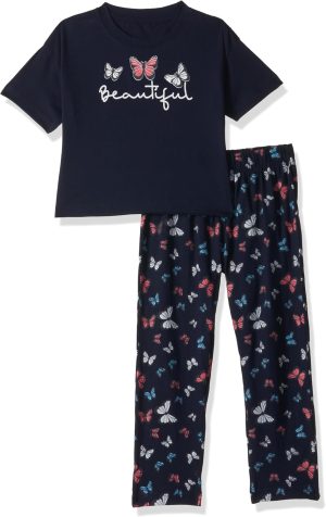 T2F Girls GLS-PJS-01 Pajama Set (pack of 2)