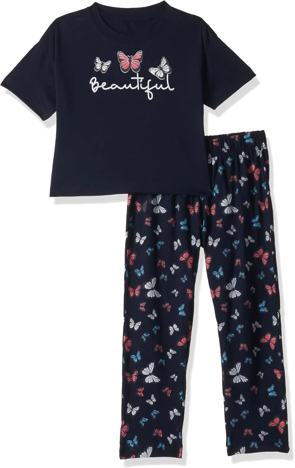 T2F Girls GLS-PJS-01 Pajama Set (pack of 2)