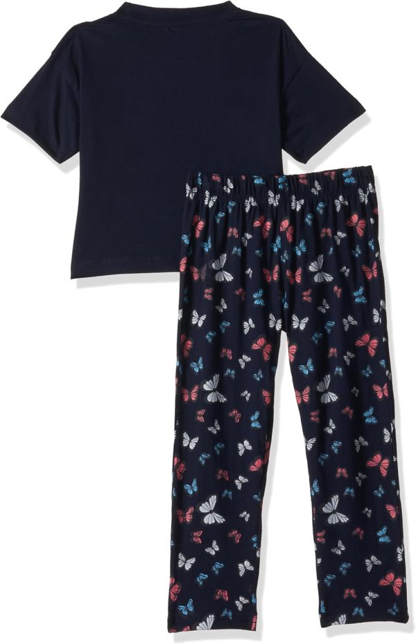 ⁦T2F Girls GLS-PJS-01 Pajama Set (pack of 2)⁩ - الصورة ⁦2⁩
