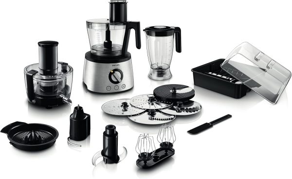 ⁦Philips Food Processor 1300 Watts Gray, HR7778⁩ - الصورة ⁦3⁩