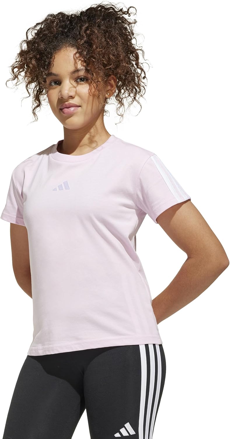 تي شيرت اسنشيالز للأطفال البنات من اديداس 2 تي شيرت اسنشيالز للأطفال البنات من اديداس - الصورة 2