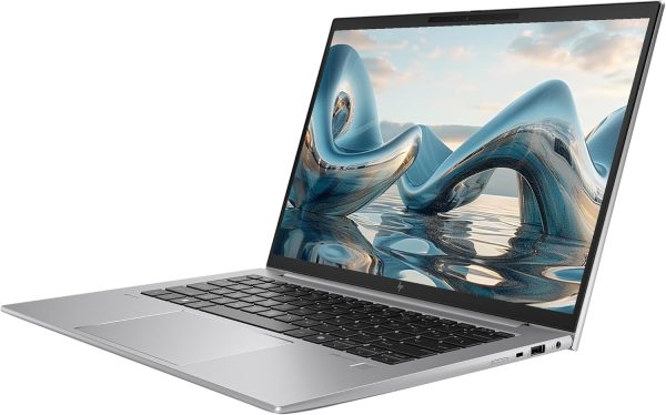⁦HP ZBook Firefly G11 Mobil Workstation, AMD Ryzen 7 Pro 8840HS, 64 GB DDR5 RAM, 4 TB PCIe SSD, 14" WUXGA (1920x1200) Display, AMD Radeon 780M, Backlit Keyboard, W11 Pro, Silver⁩ - الصورة ⁦7⁩