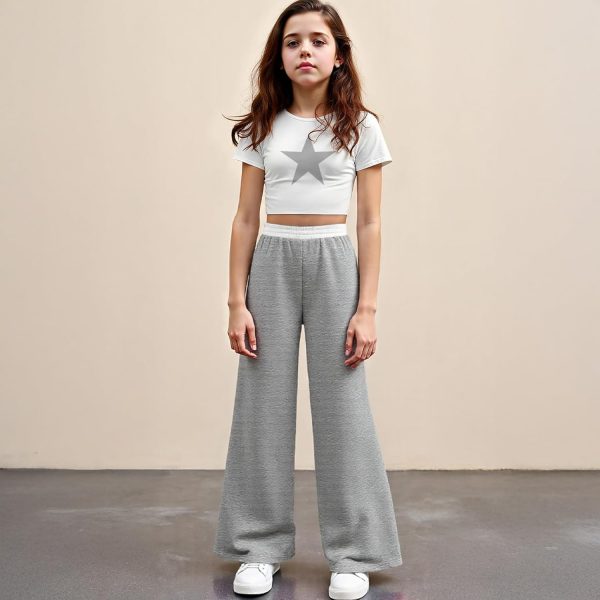 ⁦Xulinova girls floral summer set, ruched top & shorts, modest 2-piece outfit for Eid, holidays | ملابس بنات صيفية⁩ - الصورة ⁦6⁩