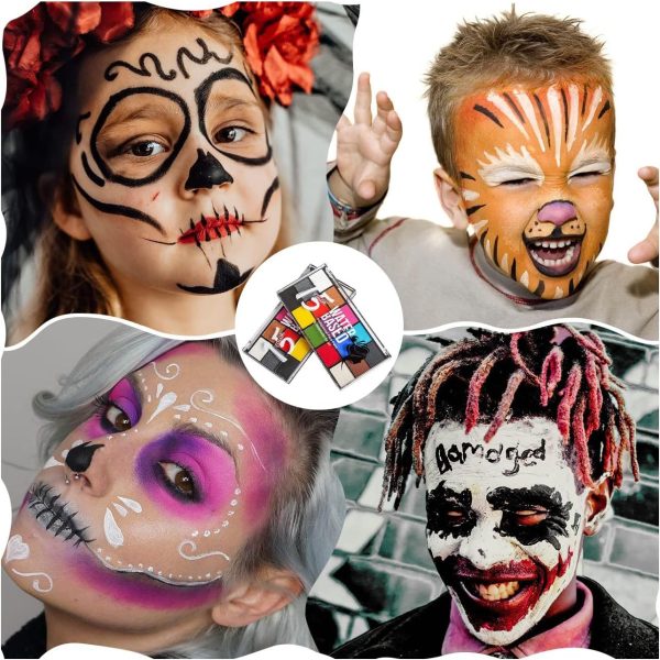 ⁦Tazweeq 15 Colour Water Based Face Paint, Body Paint, Face Paint Sets, Children's Face Painting Paint Quick Drying⁩ - الصورة ⁦6⁩