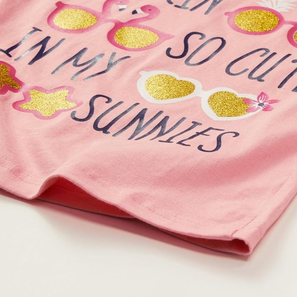 ⁦T2F girls Girls Tshirt T-Shirt (pack of 5)⁩ - الصورة ⁦4⁩
