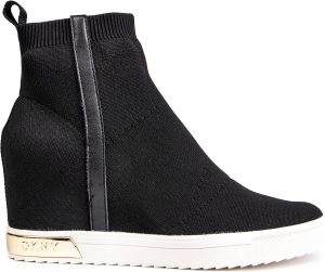 DKNY women's Essential High Top Slip on Wedge Sneaker