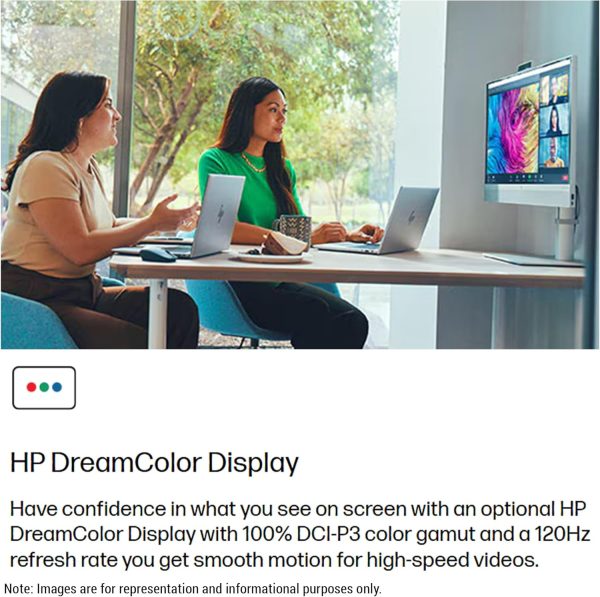 ⁦HP ZBook Firefly G11 Mobil Workstation, AMD Ryzen 7 Pro 8840HS, 64 GB DDR5 RAM, 4 TB PCIe SSD, 14" WUXGA (1920x1200) Display, AMD Radeon 780M, Backlit Keyboard, W11 Pro, Silver⁩ - الصورة ⁦3⁩