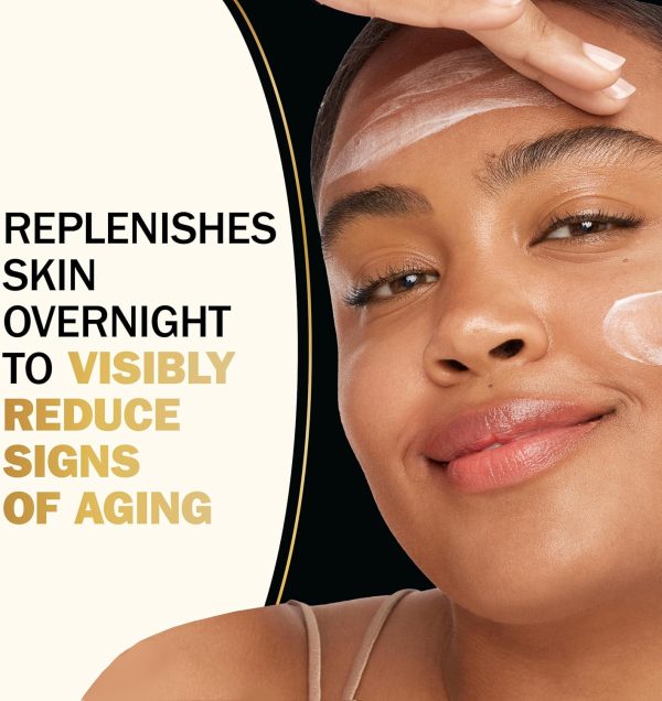 ⁦Olay Total Effects Anti-Aging Night Firming Cream & Face Moisturizer with Vitamin C & E, 1.7 Fluid Ounce⁩ - الصورة ⁦3⁩
