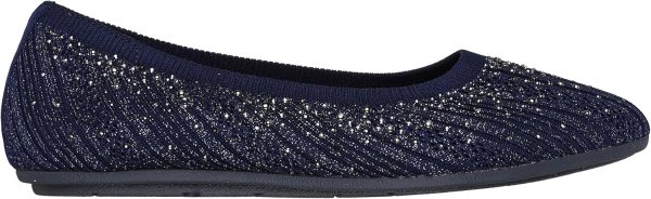 ⁦Skechers Cleo 2.0 - Glitzy Daze womens Ballet Flat⁩ - الصورة ⁦2⁩