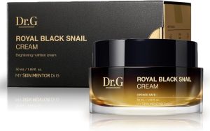 Dr. G Royal Black Snail Cream, 50ml - Korean Moisturizer, Snail Mucin Moisturizer, Korean Skin Care Moisturizer, Korean Face Moisturizer Korean, Moisturizer Face Cream Korean, Kbeauty, K Beauty