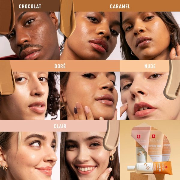 ⁦Erborian Super BB Cream with Ginseng - Full coverage BB cream for acne prone skin - Doré 15ML⁩ - الصورة ⁦4⁩