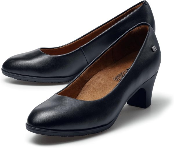 ⁦Shoes for Crews Olivia, Women's Slip-Resistant High Heel Dress Shoes for Work⁩ - الصورة ⁦2⁩