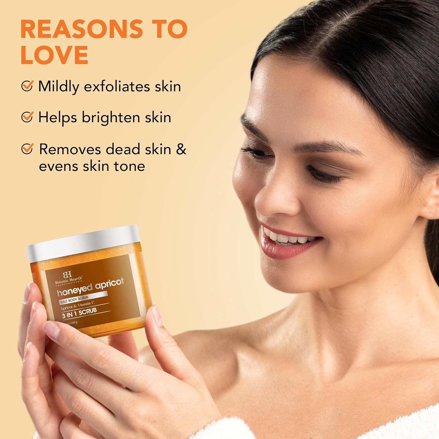 Botanic Hearth Turkish Apricot and Vit C Scrub 8.8 fl oz 3 Botanic Hearth Turkish Apricot and Vit C Scrub 8.8 fl oz - الصورة 3