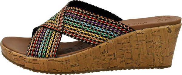 ⁦Skechers Cali Women's Beverlee Delighted Wedge Sandal⁩ - الصورة ⁦7⁩