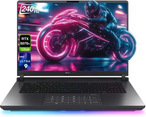 ASUS ROG Strix G16 Gaming Laptop, Intel Ultra 9-275HX, 64 GB DDR5 RAM, 2 TB PCIe SSD, 16” 2.5K (2560x1600) Display, Nvidia G-Force RTX 5070Ti, RGB Backlit Chiclet Keyboard, W11 Home, Gray