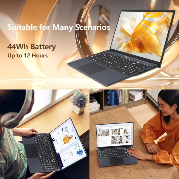 ⁦Gaming Laptop i5, 16 inch Laptops, Laptop Computer Up to 3.60GHZ,Traditional Laptops Computers for 16GB RAM 512GB SSD, Business Lap top Full HD 1920X1200 Display 180 Angle Opening WIFI 5 Lap top⁩ - الصورة ⁦7⁩