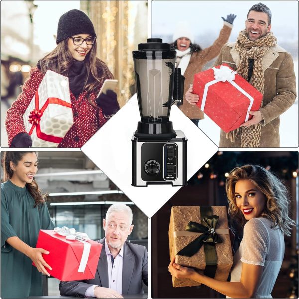⁦Linjie Blender, Multi-Function Blender,Food Processor With Chopper & Mill Attachment, For Kitchen - For Ice/Juice/Meat/Nuts⁩ - الصورة ⁦6⁩
