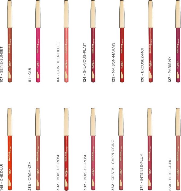 ⁦L’Oréal Paris Colour Riche Lip liner, 126 Excusez Moi, 4 gm⁩ - الصورة ⁦4⁩