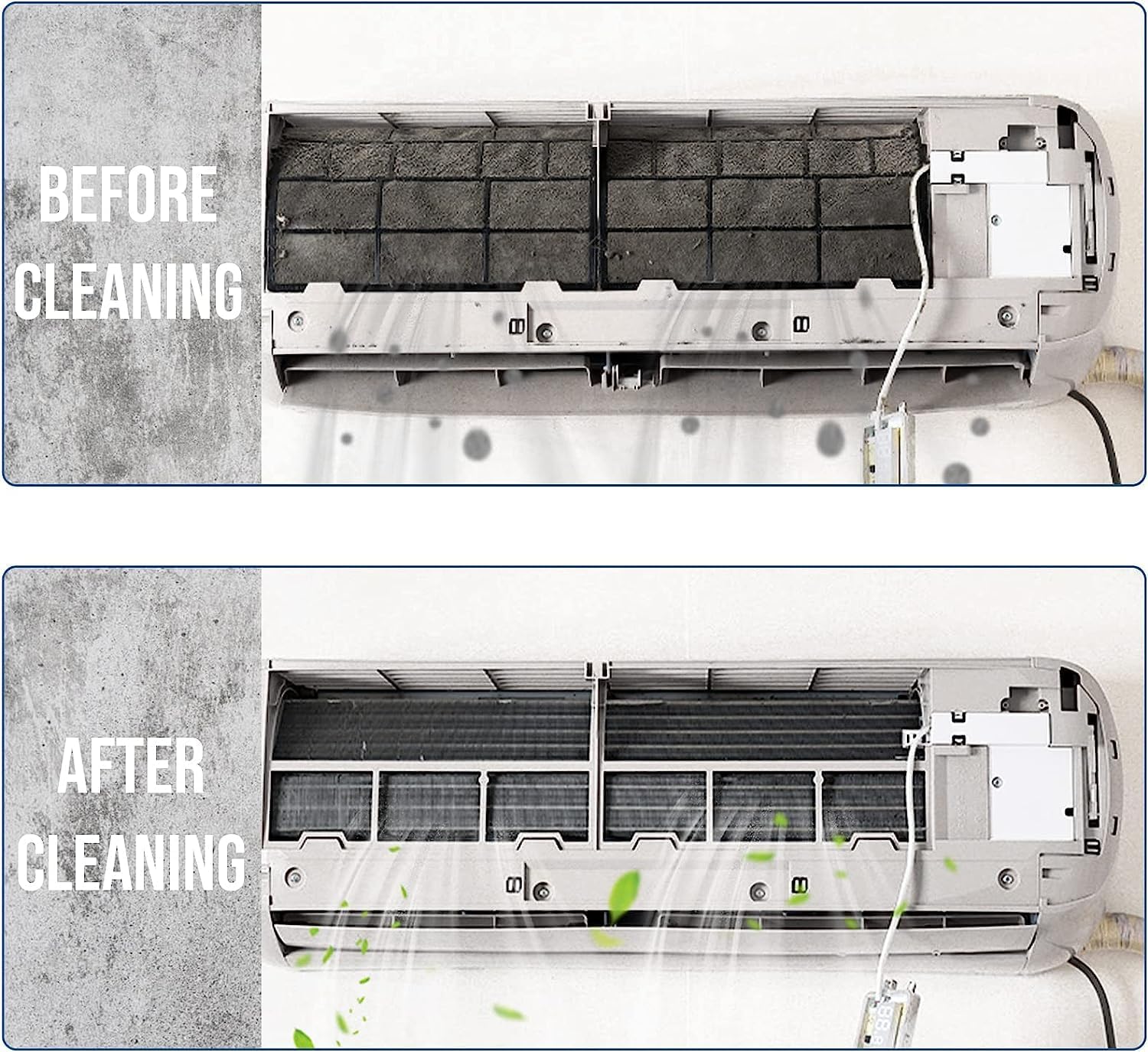 YLmeet Air conditioner cleaning cover, air conditioner water catch bag, waterproof cover air conditioner, air conditioner cleaning tool with 2.8m water hose (Large) 2 YLmeet Air conditioner cleaning cover, air conditioner water catch bag, waterproof cover air conditioner, air conditioner cleaning tool with 2.8m water hose (Large) - الصورة 2