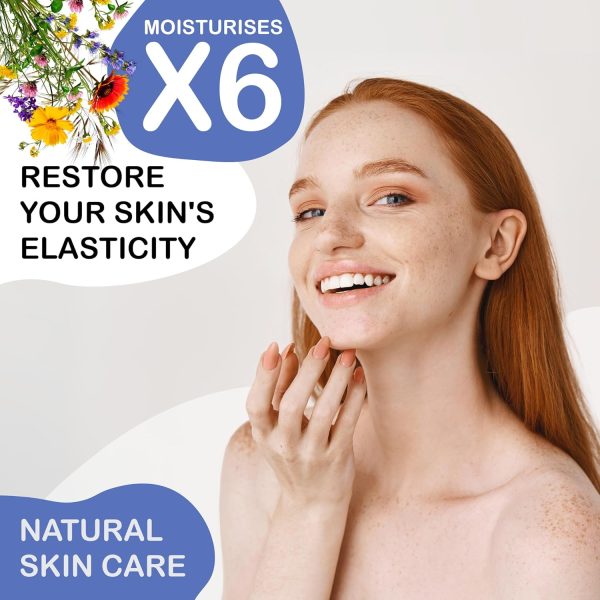 ⁦ANTI POLLUTION TRANSLUCENT ALGINATE FACIAL PEEL-OFF MASK - DETOX POWDER CLEANSING BLACKHEAD ACNE DEEP PORE CLEANSING AIR POLLUTION IMPURITIES TOXINS 10 TREATMENTS 200g/0.44lbs/7.05oz (FLOWER PETALS)⁩ - الصورة ⁦3⁩