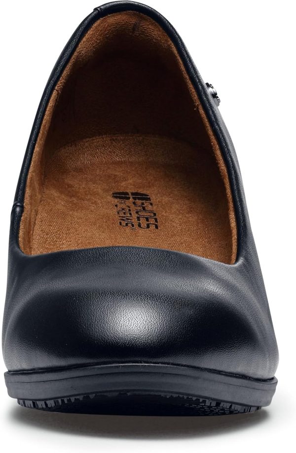 ⁦Shoes for Crews Olivia, Women's Slip-Resistant High Heel Dress Shoes for Work⁩ - الصورة ⁦4⁩