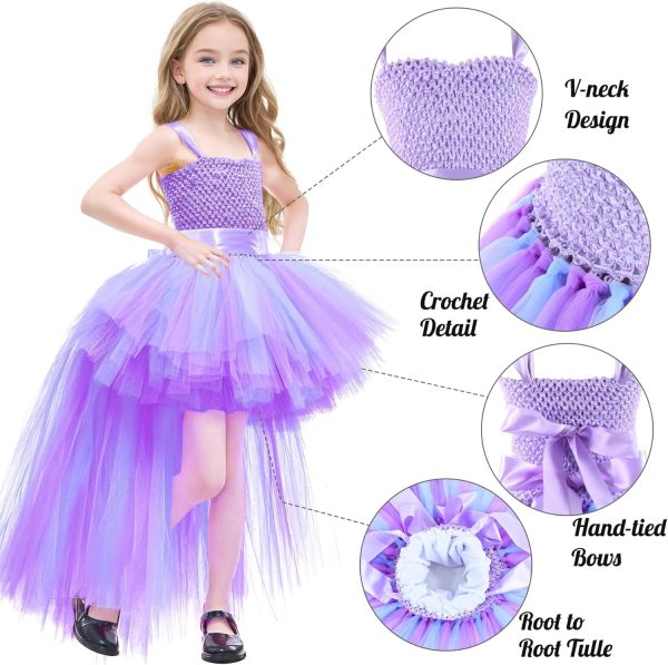 ⁦Christmas Fairy Princess Tutu Dress for Girls, Tulle Birthday Party Outfit for Kids and Toddlers⁩ - الصورة ⁦4⁩