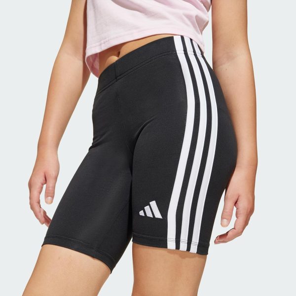 ⁦adidas Girls Essentials Biker Shorts Kids Tights⁩ - الصورة ⁦2⁩