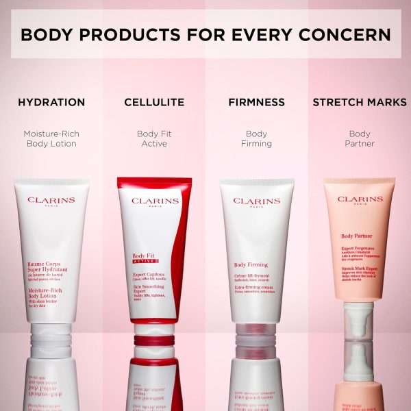 ⁦Clarins, Expert Ounce, Clarins Body Partner Stretch Mark Cream, 5.8 Fl Oz (3380810277807)⁩ - الصورة ⁦7⁩