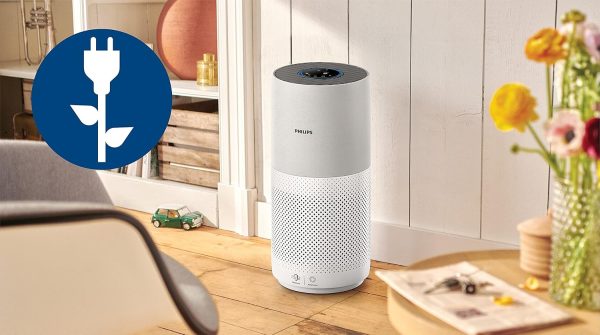 ⁦PHILIPS Air Purifier High Performance for Rooms Size of 98 m² removes house dust/aerosols and uncomfortable smell -Series 2000i AC2939/90⁩ - الصورة ⁦2⁩