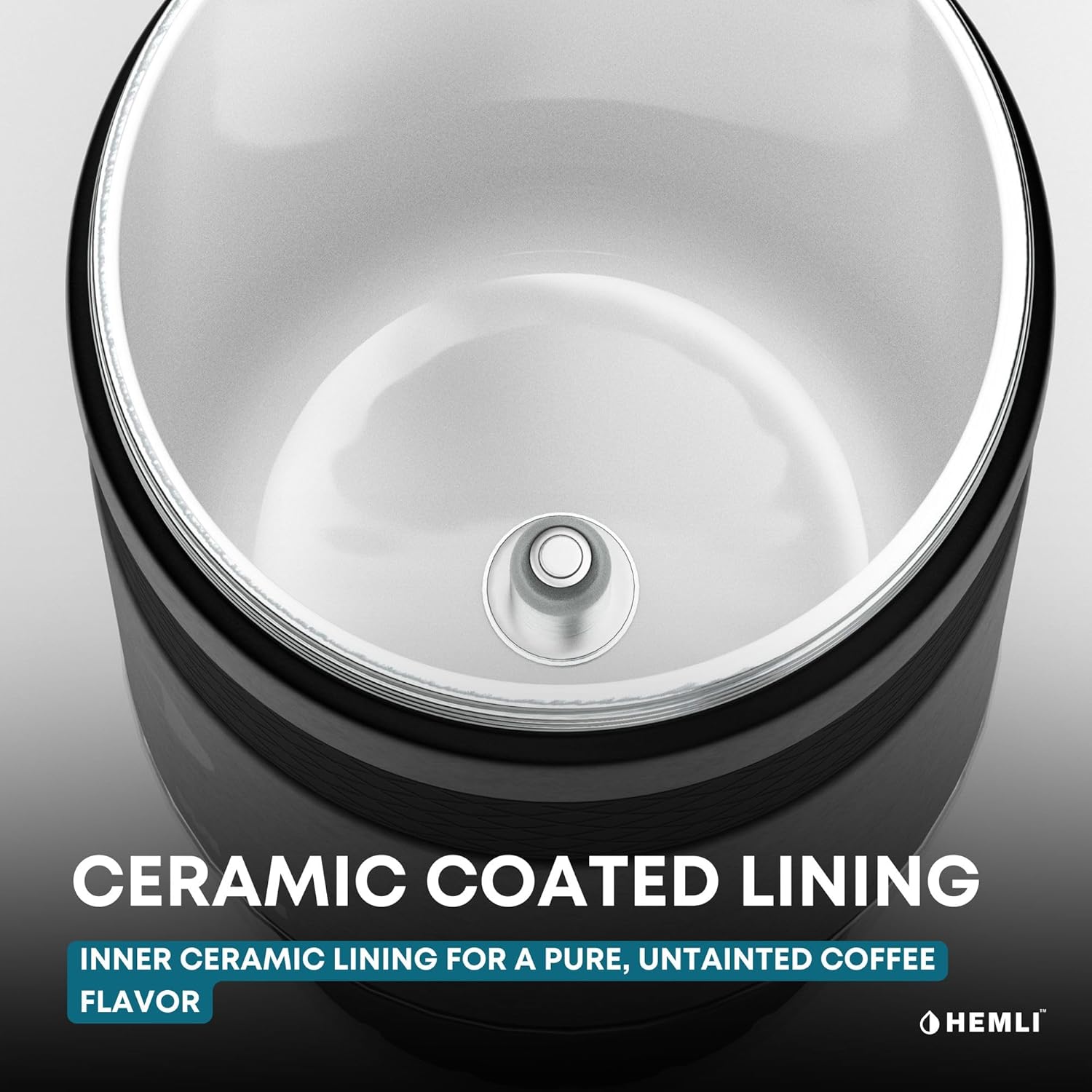 Hemli Nitro Cold Brew Coffee Maker 12 oz Ceramic-Lined, Tritan Cup, Pressure Gauge, Stores 3 Nitrogen Gas Bulbs Custom Designed for Cold Brew and Nitro Drinks 5 Hemli Nitro Cold Brew Coffee Maker 12 oz Ceramic-Lined, Tritan Cup, Pressure Gauge, Stores 3 Nitrogen Gas Bulbs Custom Designed for Cold Brew and Nitro Drinks - الصورة 5