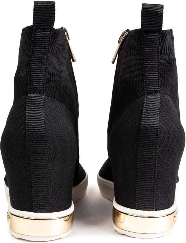 ⁦DKNY women's Essential High Top Slip on Wedge Sneaker⁩ - الصورة ⁦3⁩