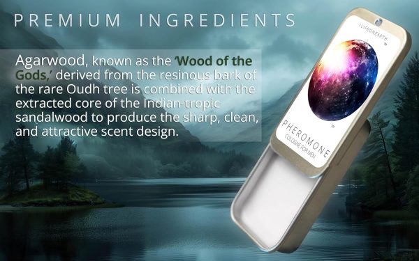 ⁦1Lifeonearth Pheromone Cologne for Men to Attract Women Solid Compact Tin 0.35 oz⁩ - الصورة ⁦6⁩