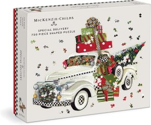 Galison MacKenzie-Childs Special Delivery 750 Piece Shaped Puzzle