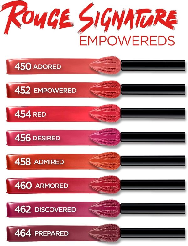 ⁦L'Oreal Paris Makeup Rouge Signature Matte Lip Stain, Discovered⁩ - الصورة ⁦6⁩