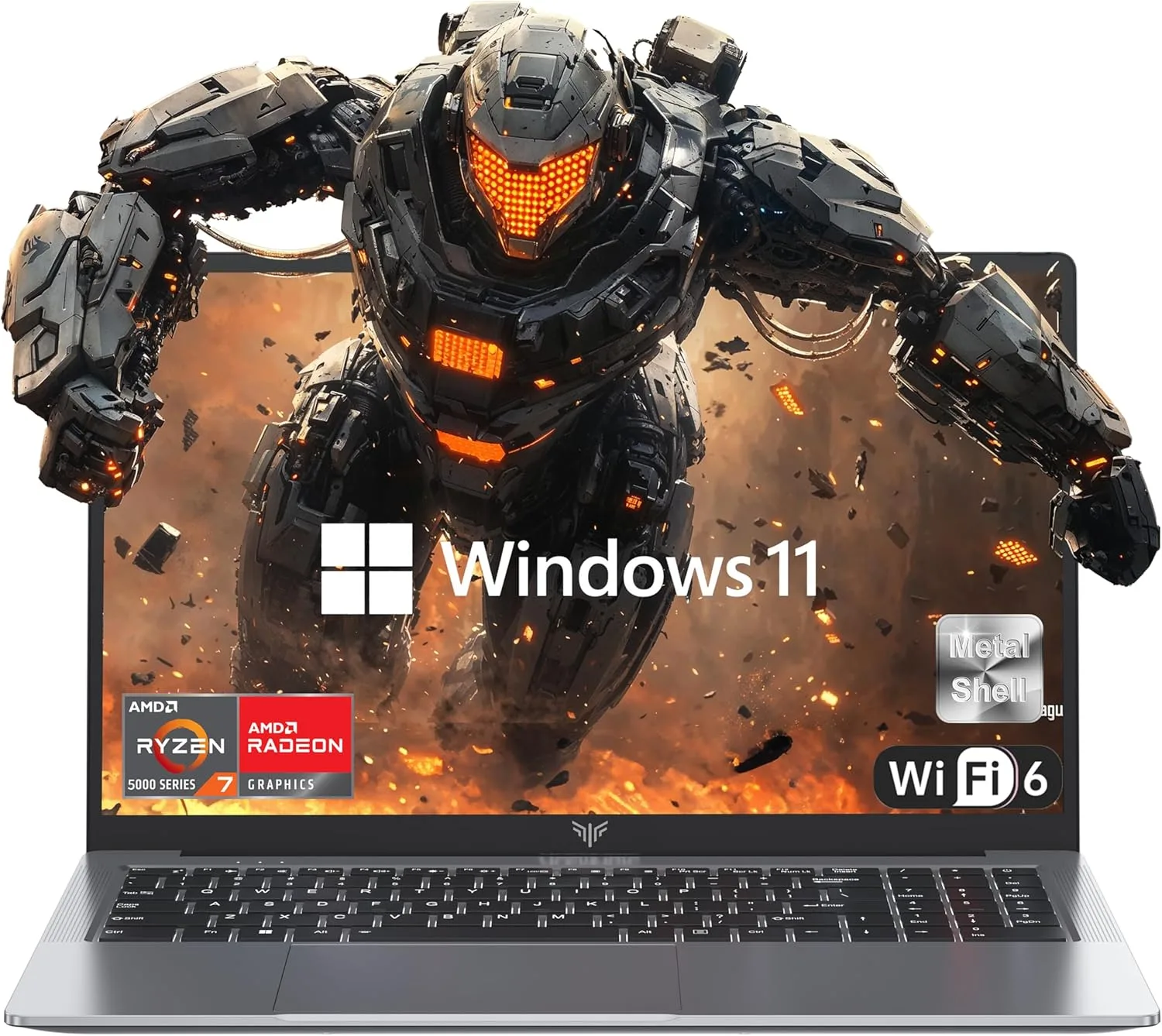 ACEMAGIC AMD Laptop Computer,16 Inch FHD Display Laptop with AMD Ryzen 7 6800H Processor up to 4.7GHz,16GB Ram DDR5 4800MHz 512GB SSD Notebook with Backlit Keyboard