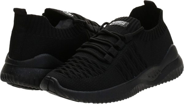 ⁦Bourge Women's Micam-504 Black Sports Shoes - 3(Micam-504-03)⁩ - الصورة ⁦12⁩