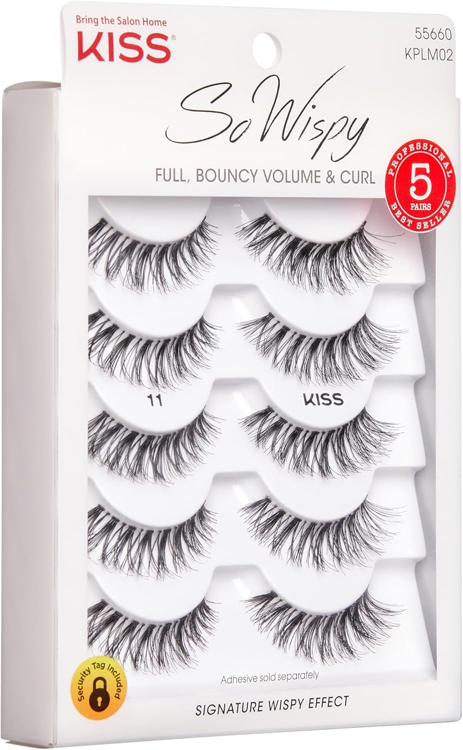 Kiss Products No. 05 Ever EZ Lashes, 5 Pairs 4 Kiss Products No. 05 Ever EZ Lashes, 5 Pairs - الصورة 4