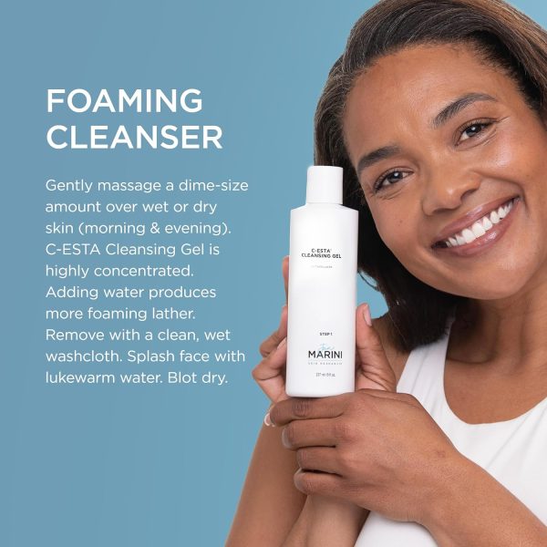 ⁦Jan Marini Skin Research C-Esta Cleansing Gel, 8 fl. oz.⁩ - الصورة ⁦3⁩