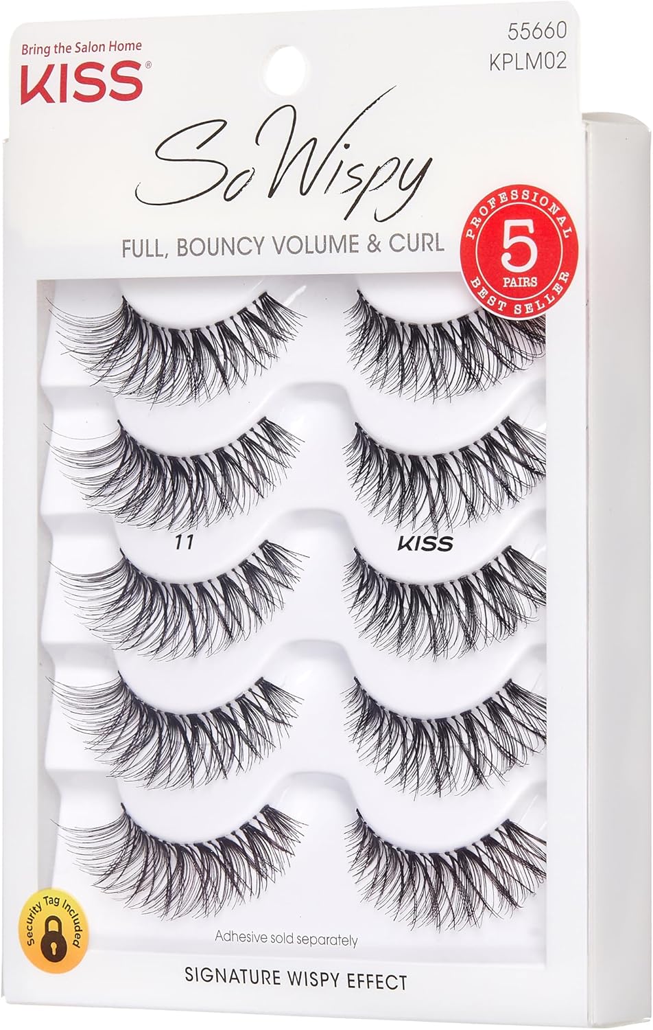 Kiss Products No. 05 Ever EZ Lashes, 5 Pairs 2 Kiss Products No. 05 Ever EZ Lashes, 5 Pairs - الصورة 2