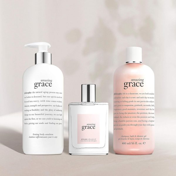 ⁦philosophy amazing grace body lotion | 480ml | body moisturiser for dry skin | firming body emulsion⁩ - الصورة ⁦9⁩