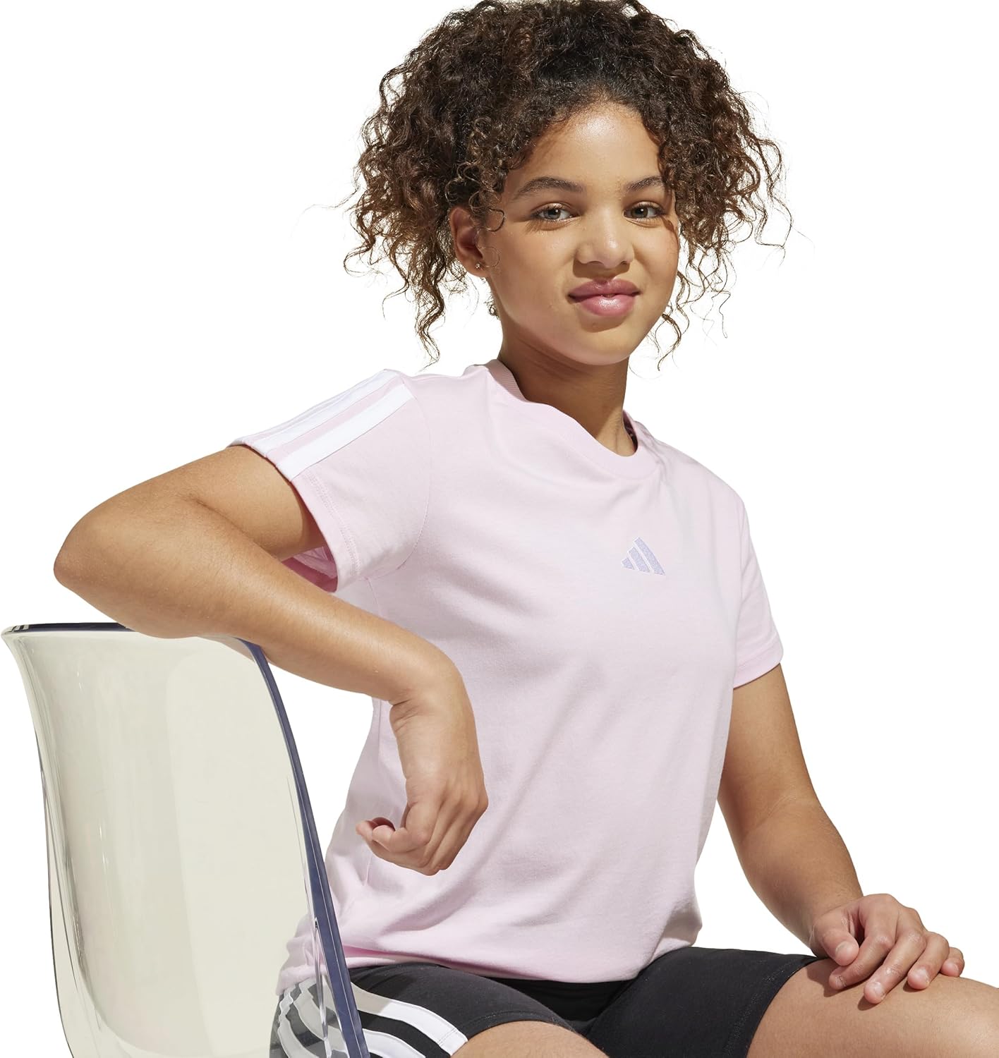 تي شيرت اسنشيالز للأطفال البنات من اديداس 4 تي شيرت اسنشيالز للأطفال البنات من اديداس - الصورة 4